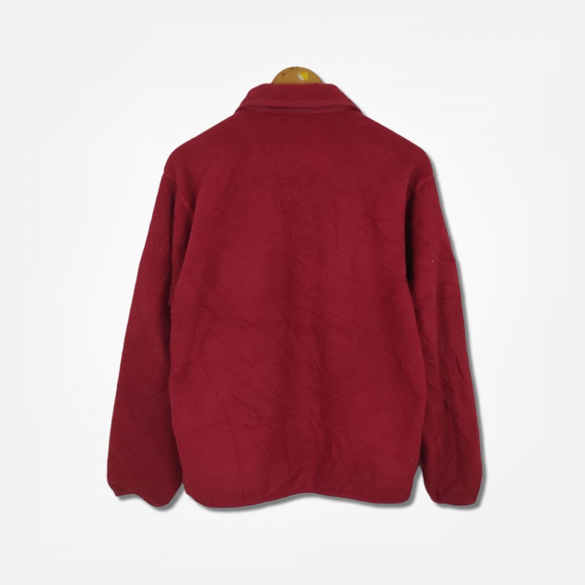 Made In Usa - Synchilla Fleece Red Full Zipper Jacket - 2