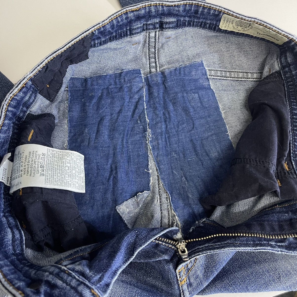 Diesel Industry Thommer Slim Skinny Distressed Jeans - 12