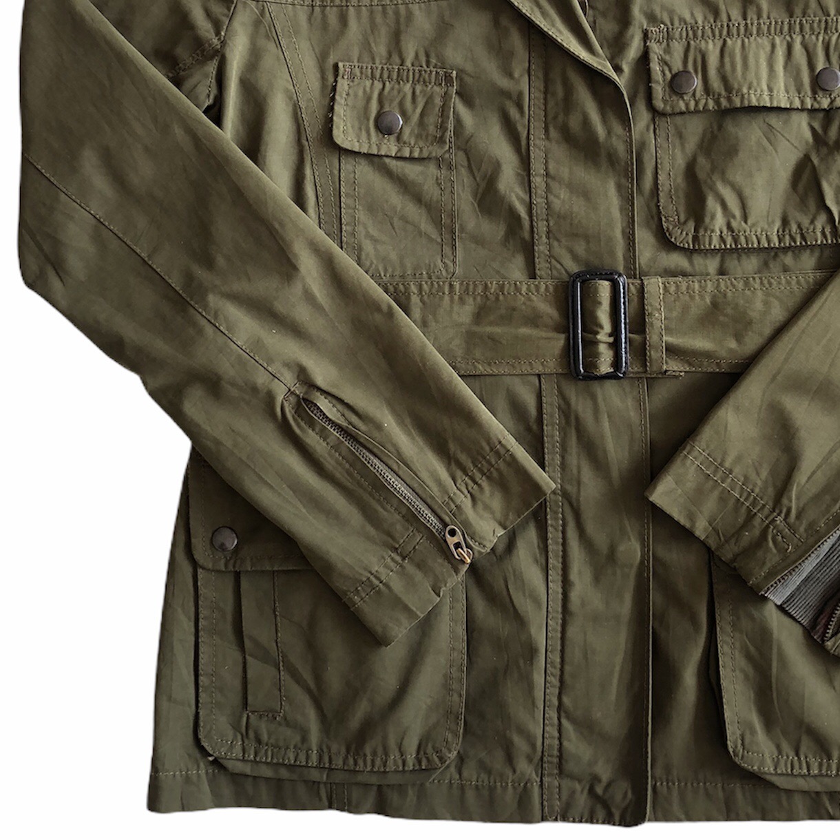 Vintage - Vintage GAP Military Style Zipper Jacket - 5