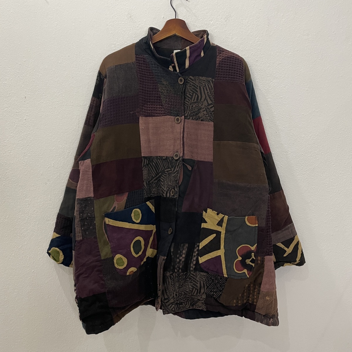 Japanese Brand - Vintage Unbranded Patchwork Motive Jacket - 1