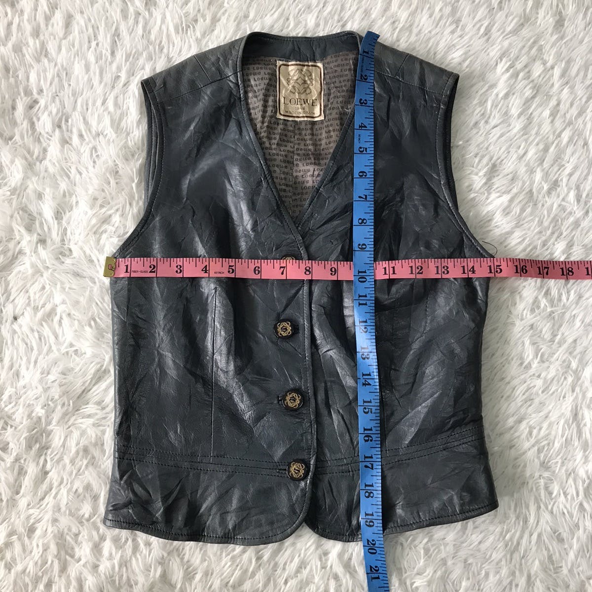 💥Loewe Leather Vest - 17