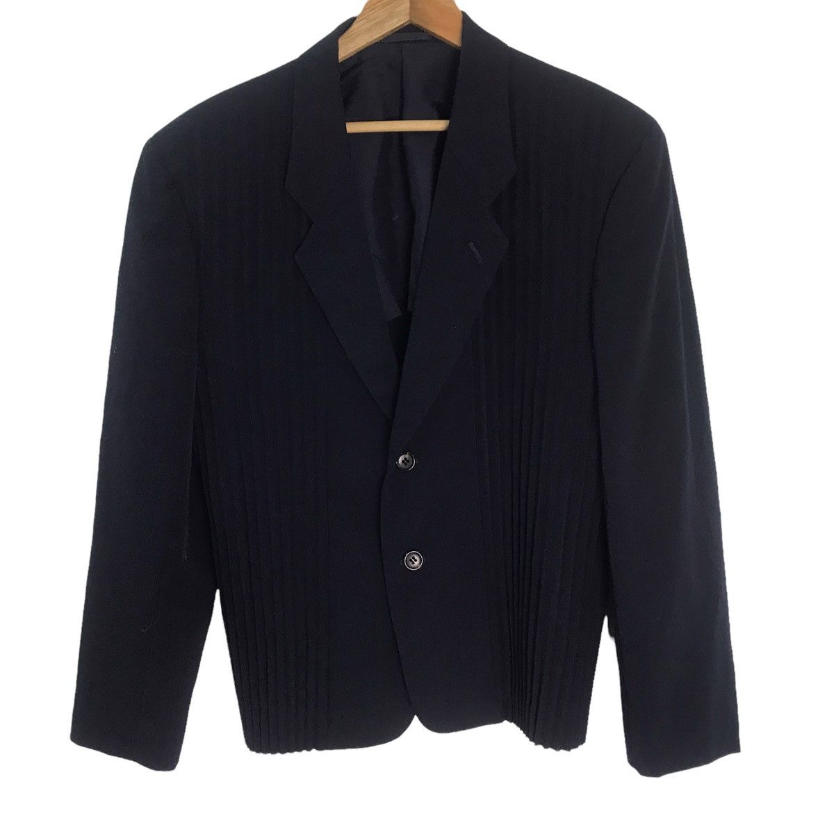 Cdg homme plus wool pleated suit jacket - 2
