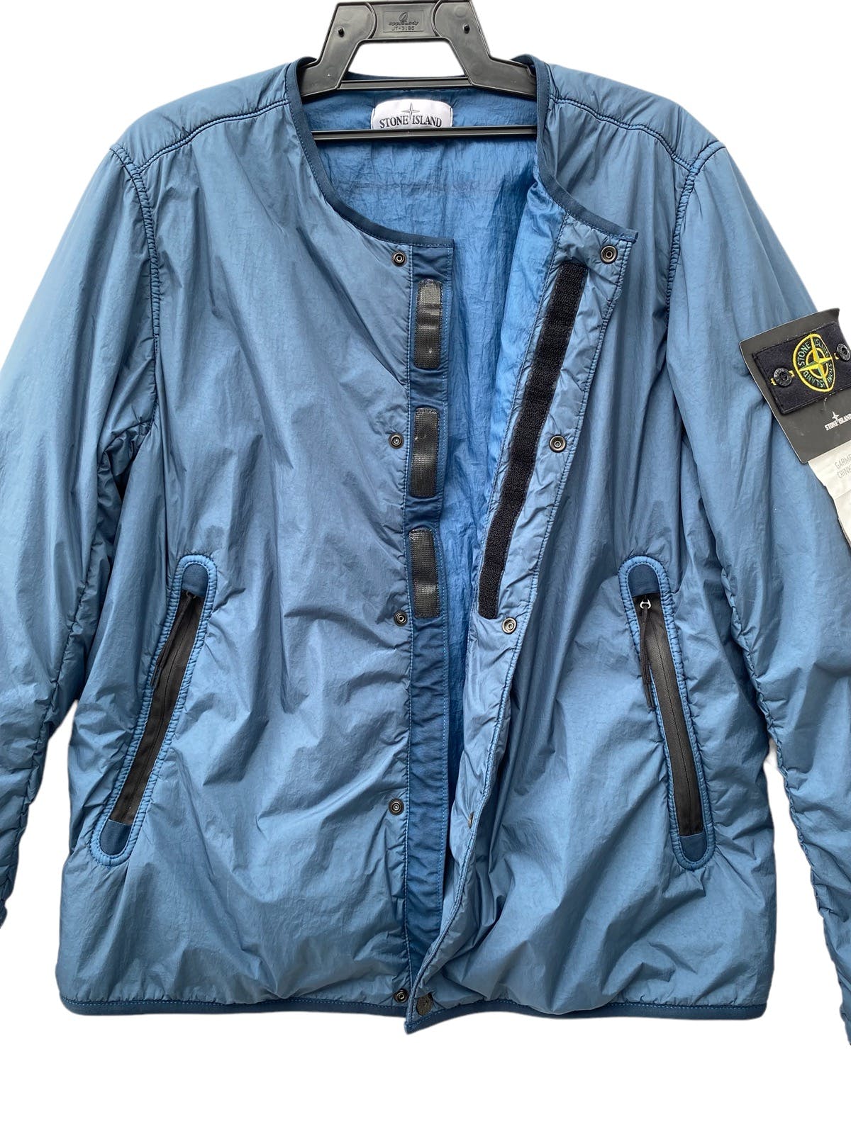 STONE ISLAND garment dyed crinkle reps ny blouson jacket - 3