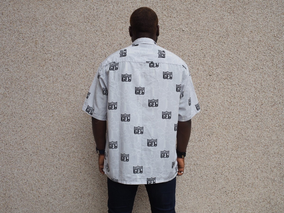 Vintage - OG Daddy V Gangsta Foe Life GFL Clothing Rap Hiphop Hip Hop Full Print Oversized Shirt. - 4