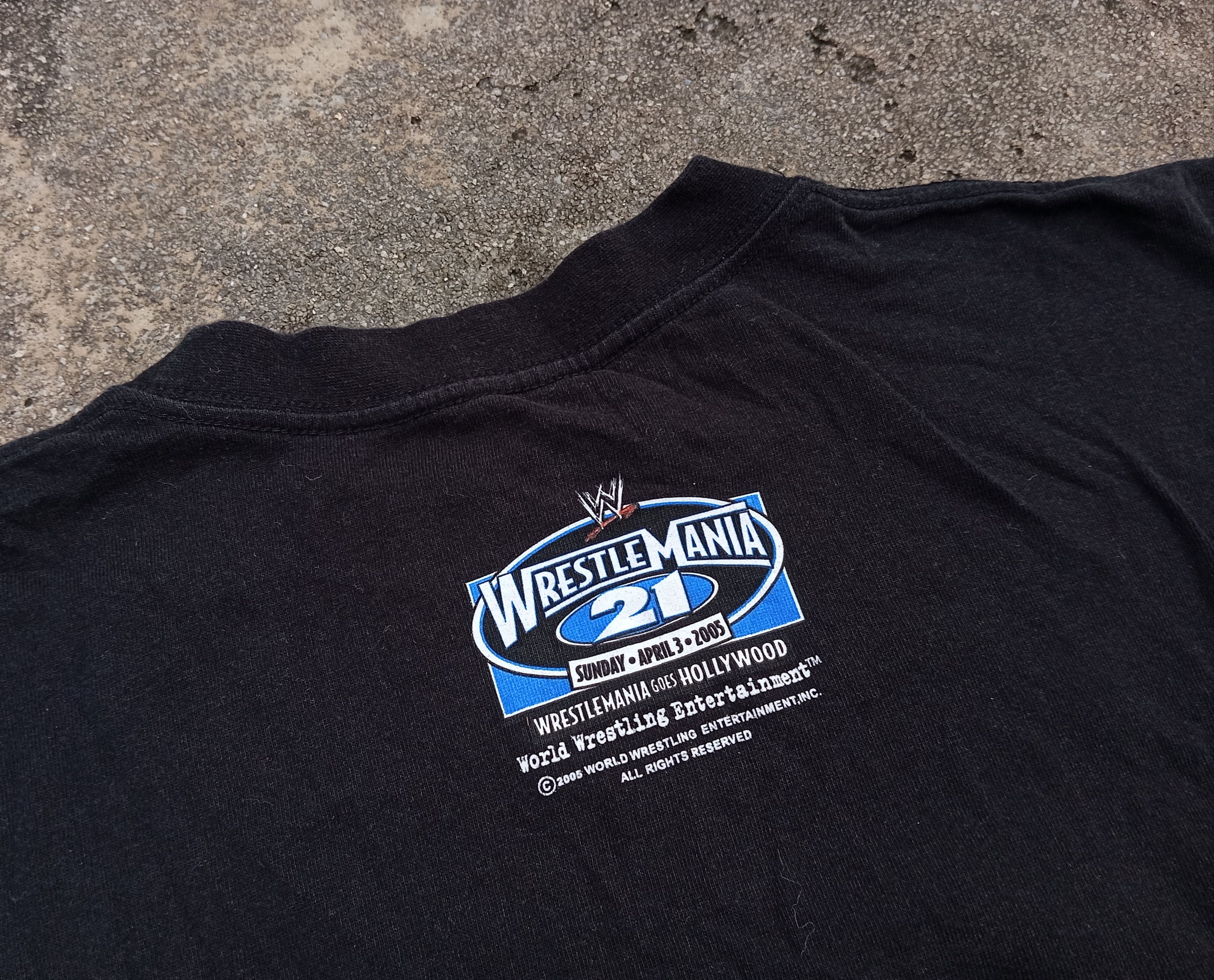 VTG Wrestlemania 21 tshirt 🏟️ WWE Smackdown vs Raw 💥 - 3