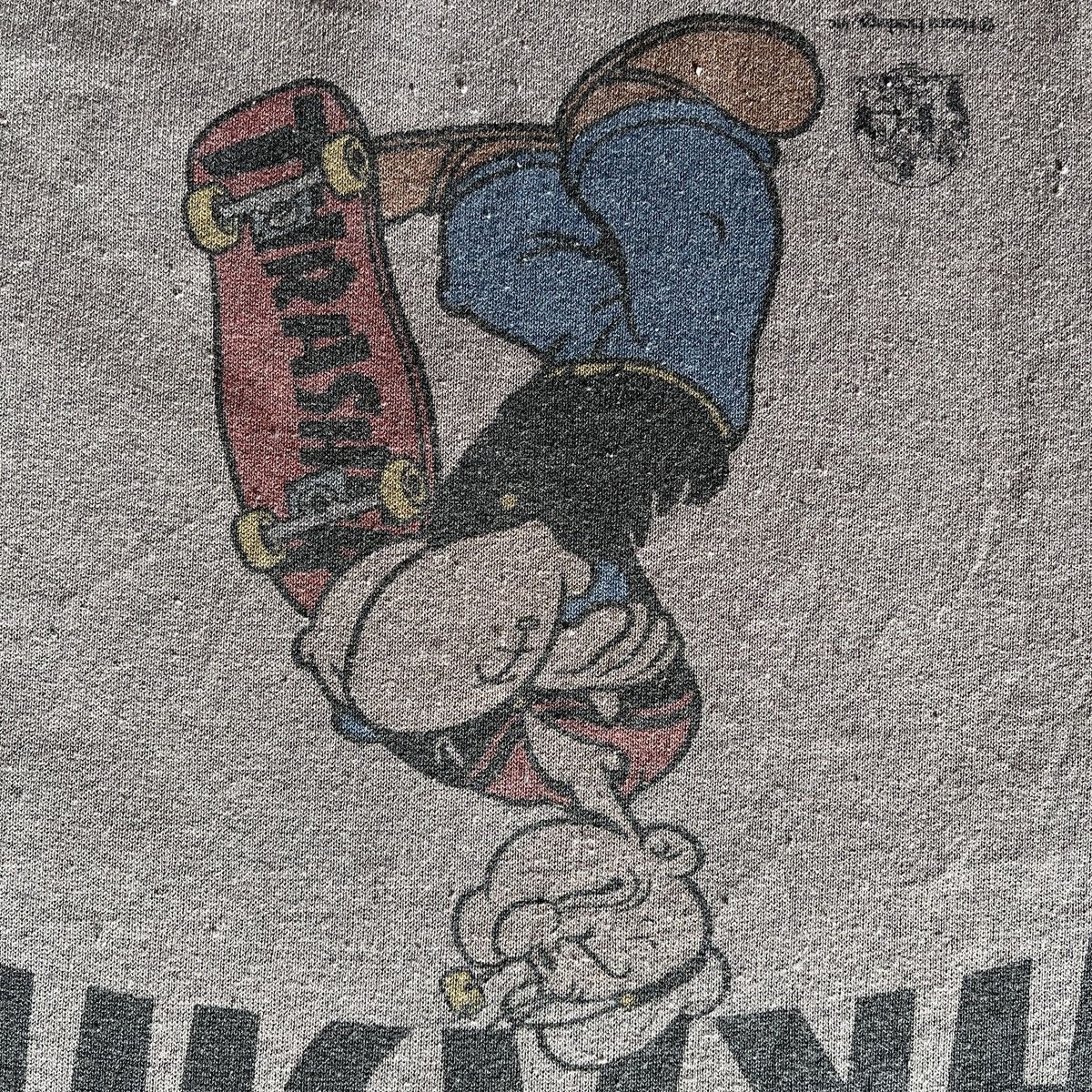 Vintage Thrasher X Popeye Skateboard Hoodie - 13