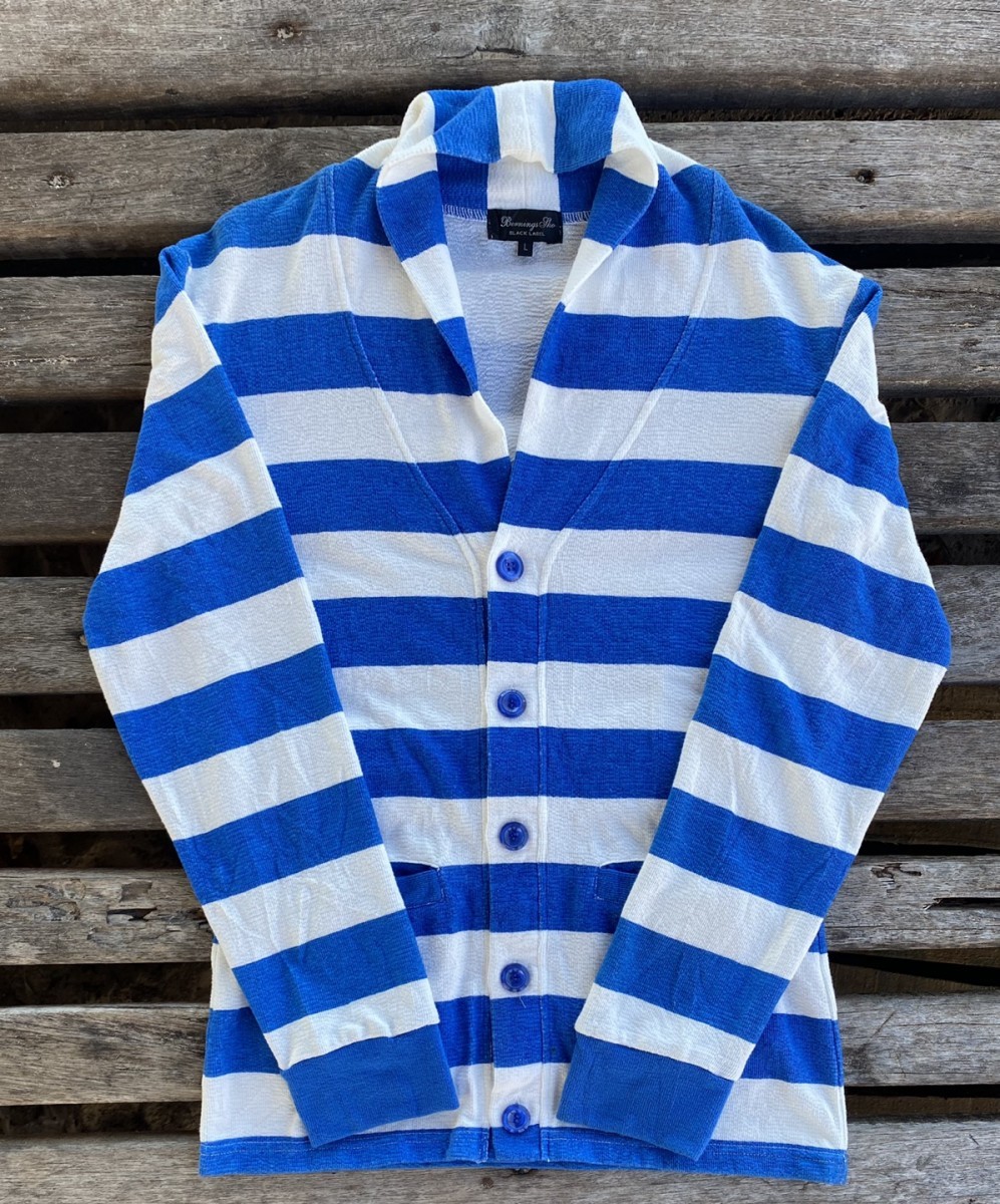 Cardigan - Bernings Sha Black Label Stripes - 1