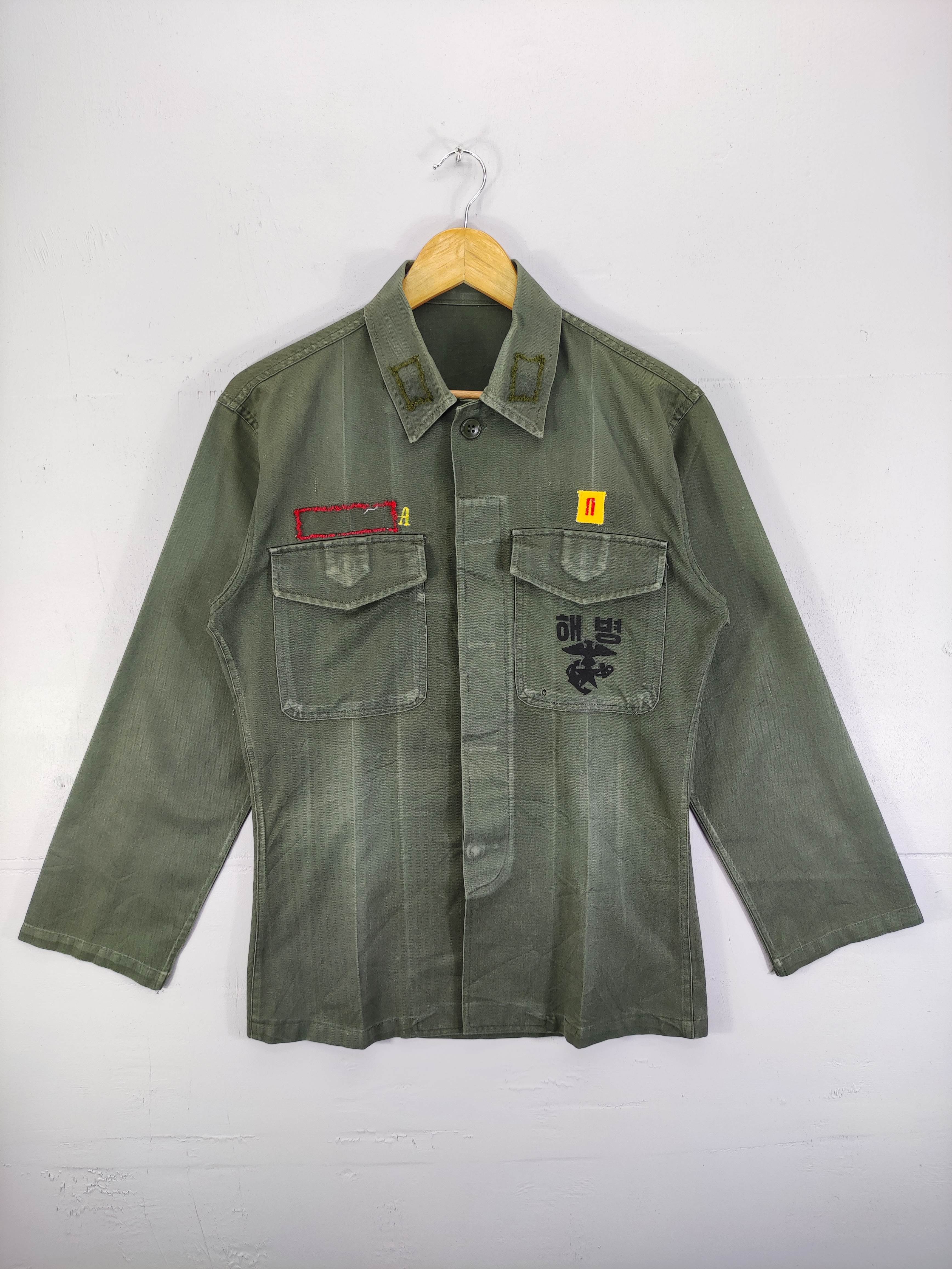 Vintage military Japan Army Button Up - 1