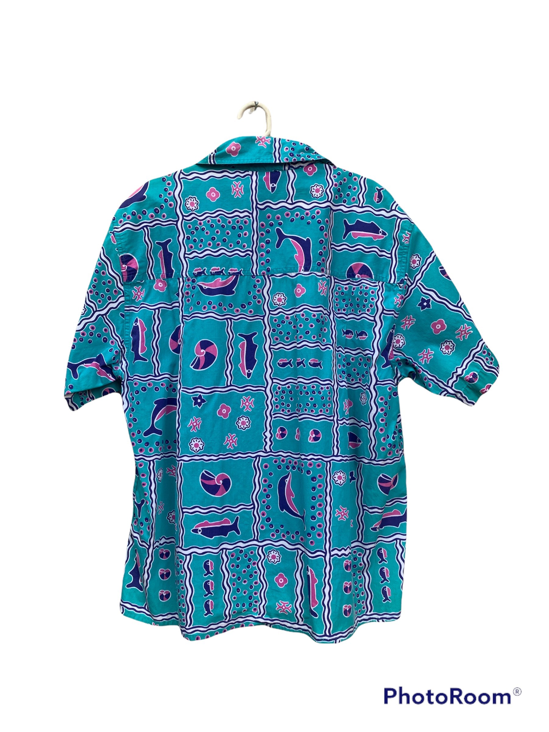 Art - Vintage Preview International Marine Motive Button Shirt - 3
