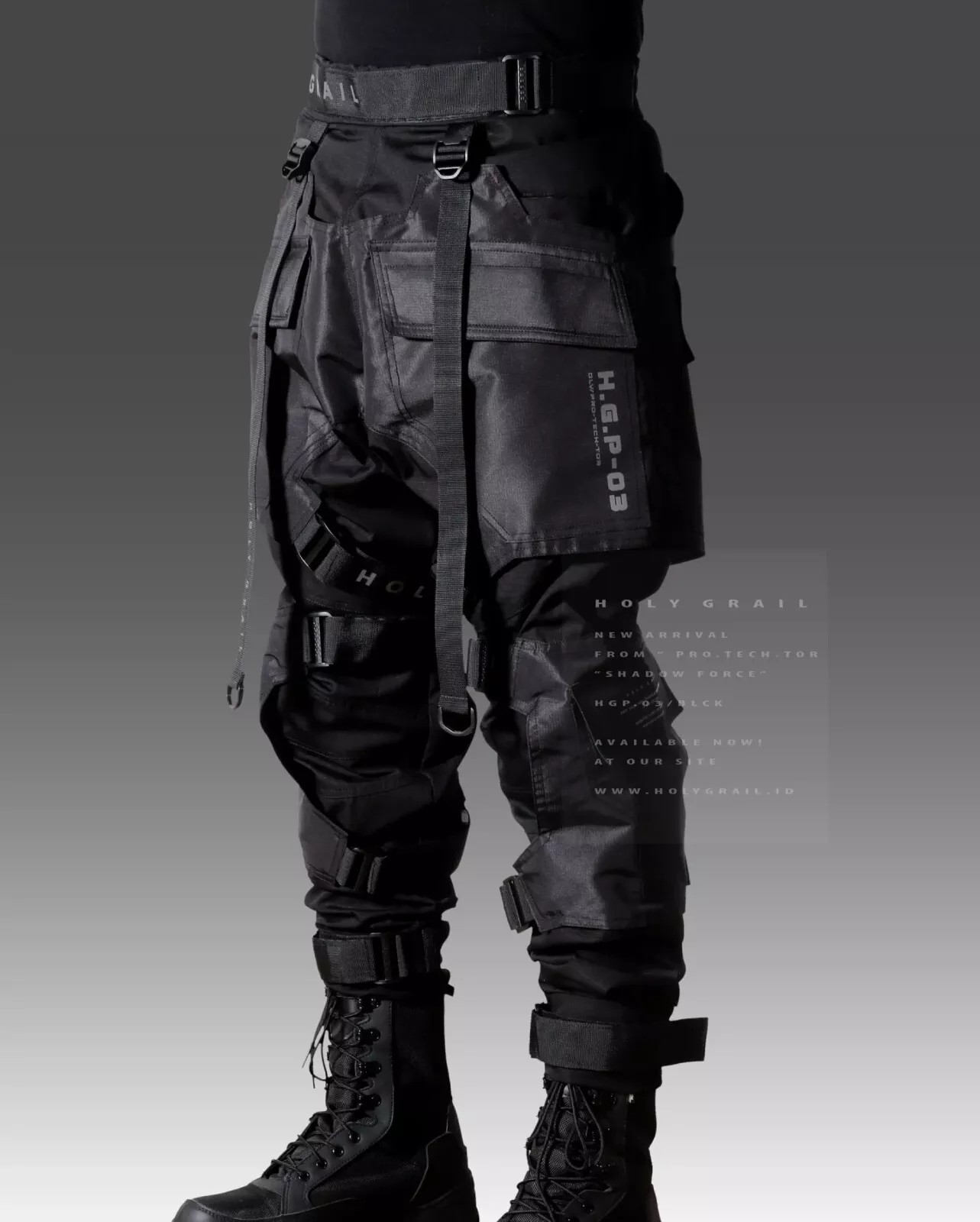 HOLYGRAIL PRO.TECH.TOR 'Shadow Force' H.G.P-03_BLCK - 5