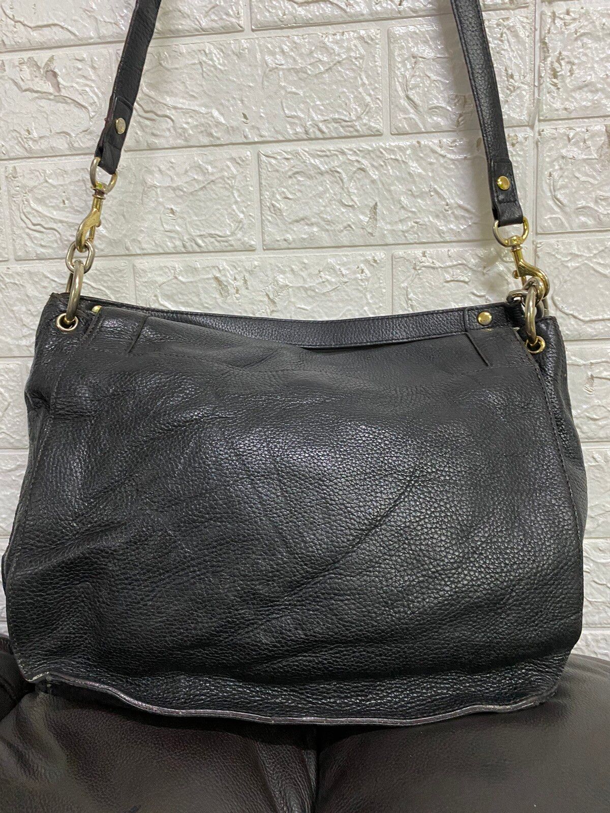 Authentic MCM Leather Shoulder Bag - 3