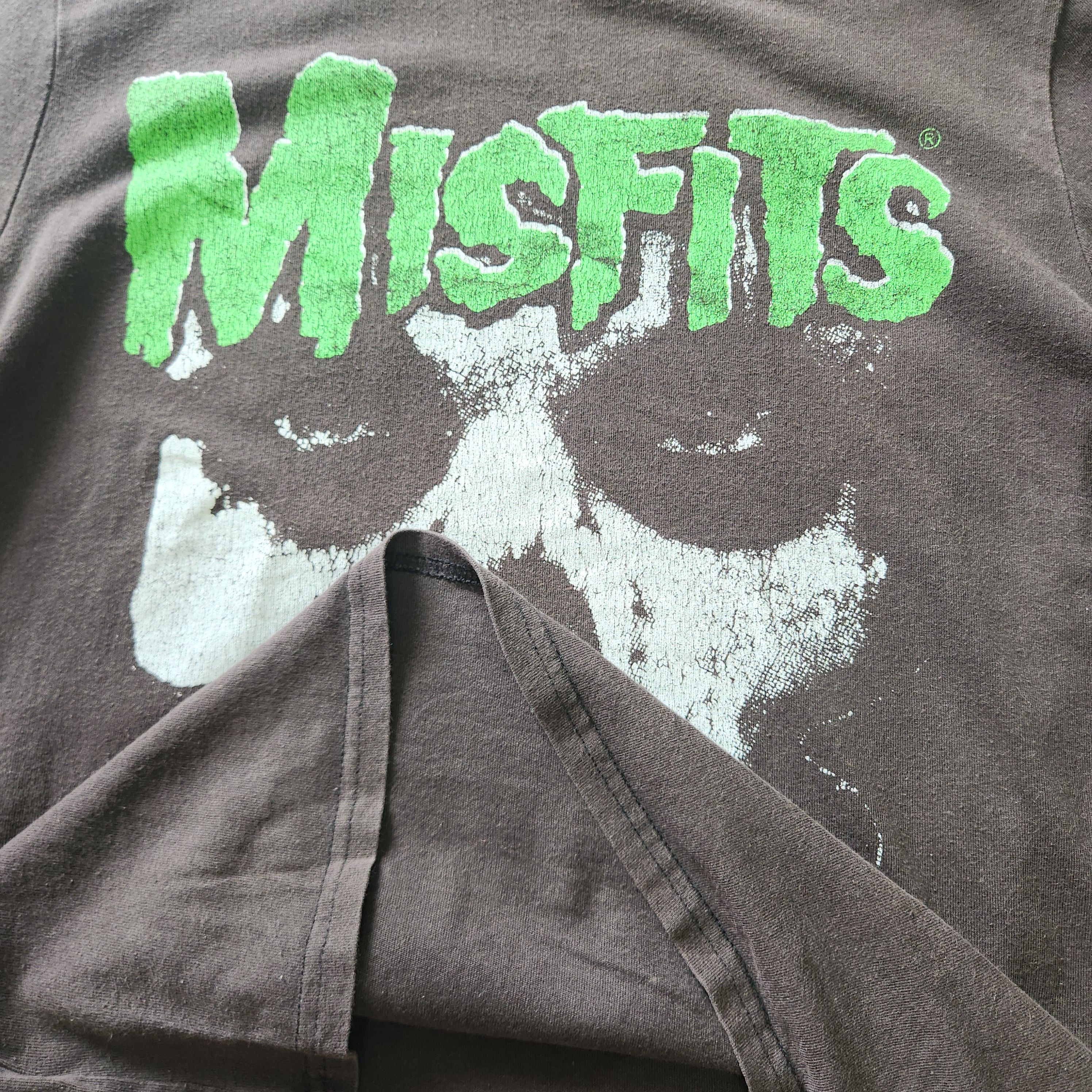 Misfits Green Skull Big Printed - 15