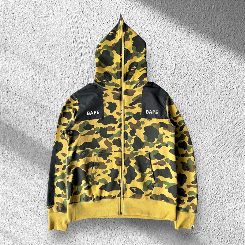 Bape 1st Camouflage Full Zip Hoodie - 1