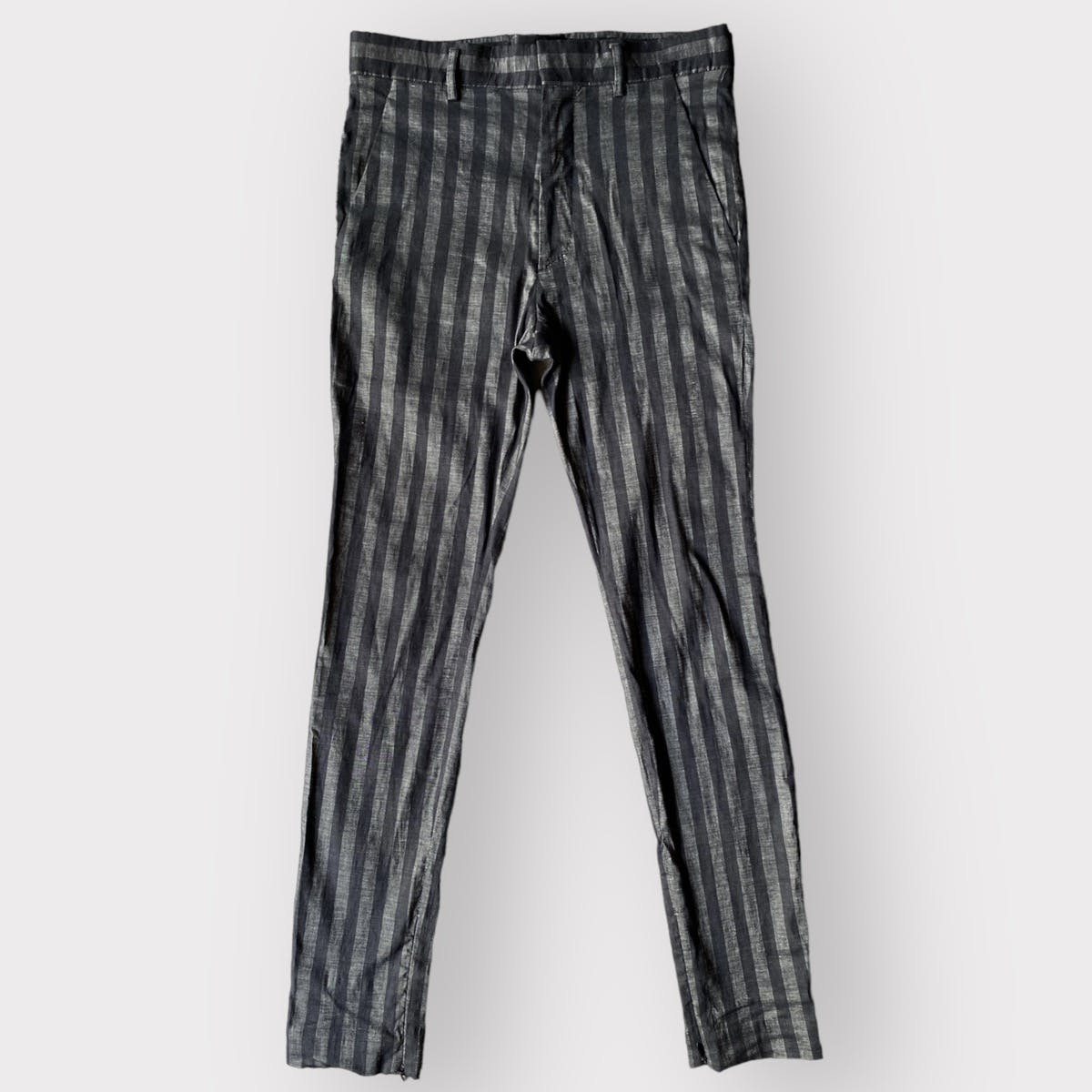 SS15 Stretch Cotton/Linen Skinny Pants - 2