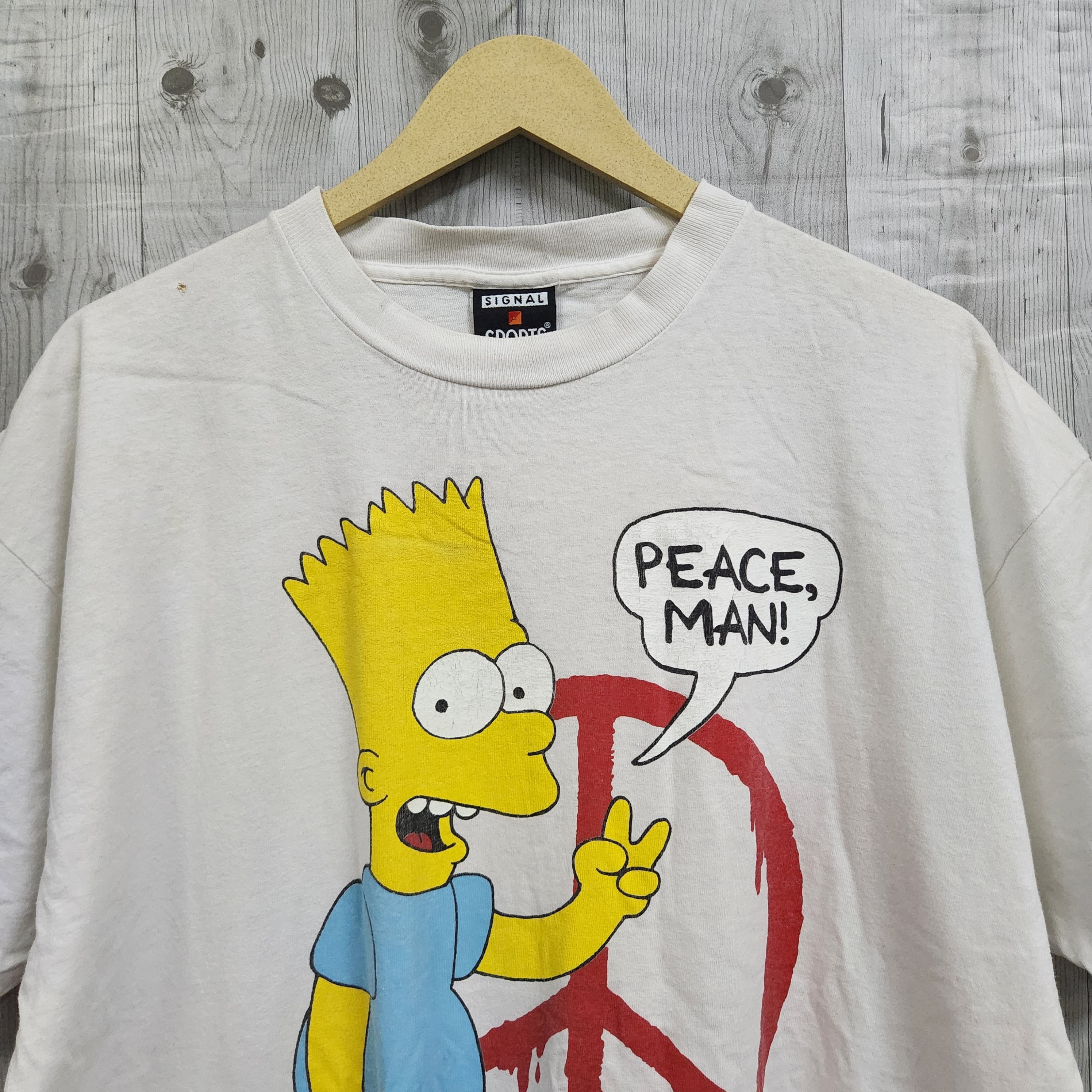 Vintage Bart Simpson Matt Groening TShirt Single Stitches - 19