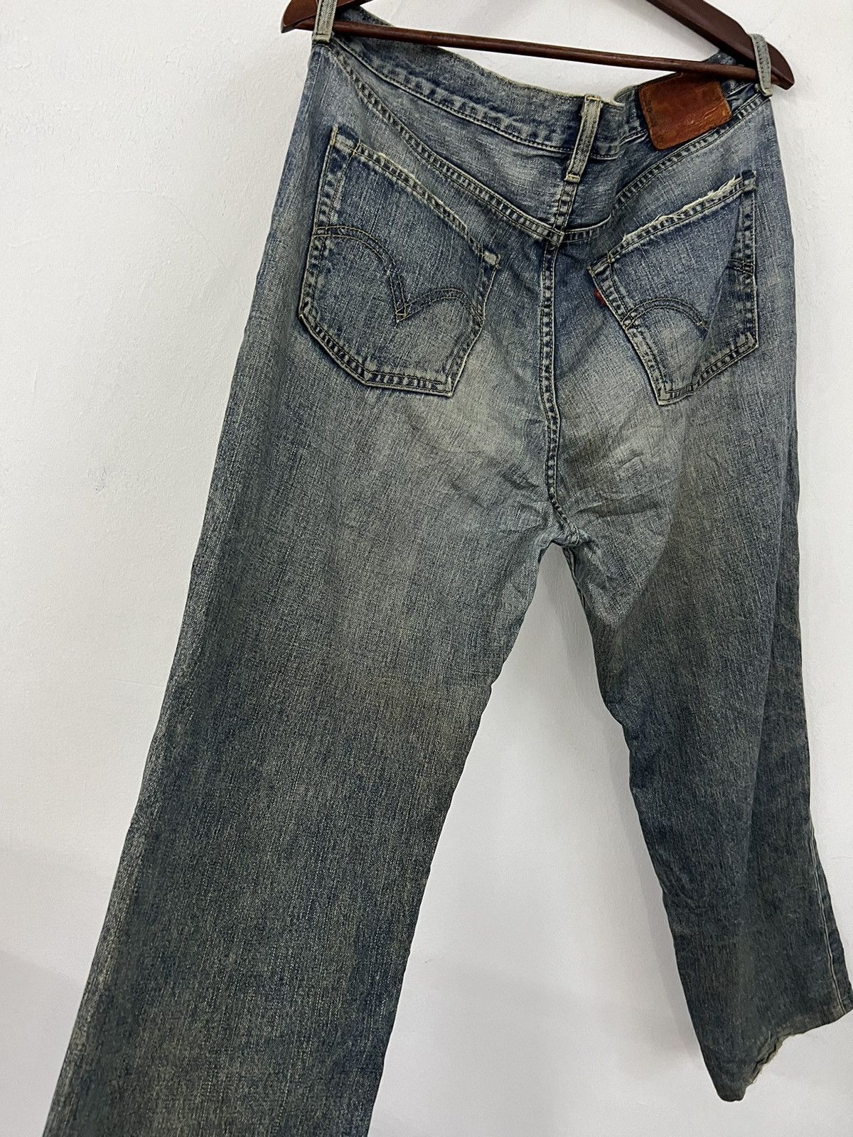 Vintage - Levis 502 Rare Design Denim Jeans - 8