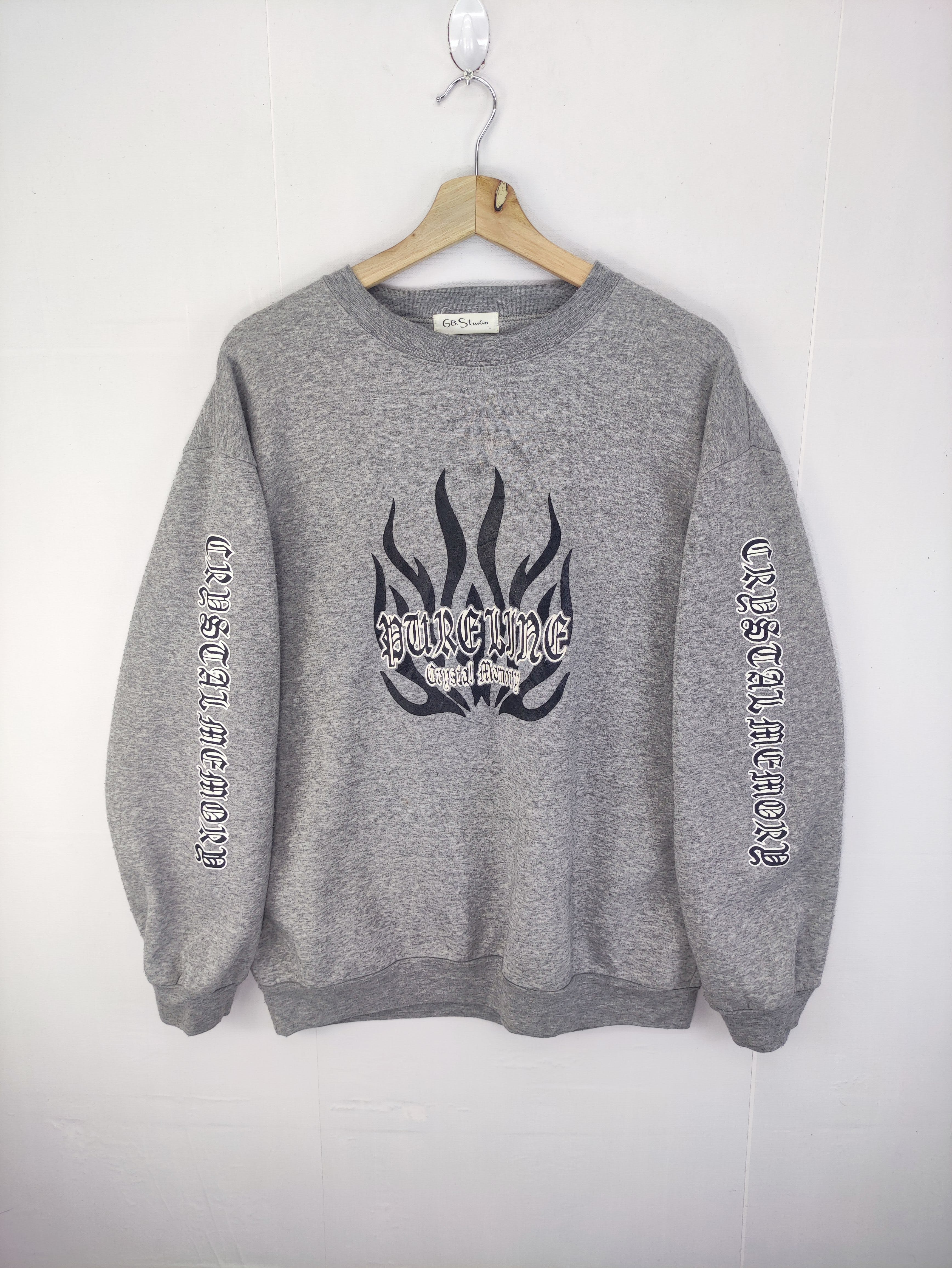 Vintage Sweatshirt Print Logo By GB Studio - 4