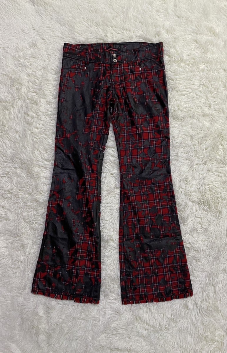 Custom Made - Algonquins Paint Painting Flare Pants - 1