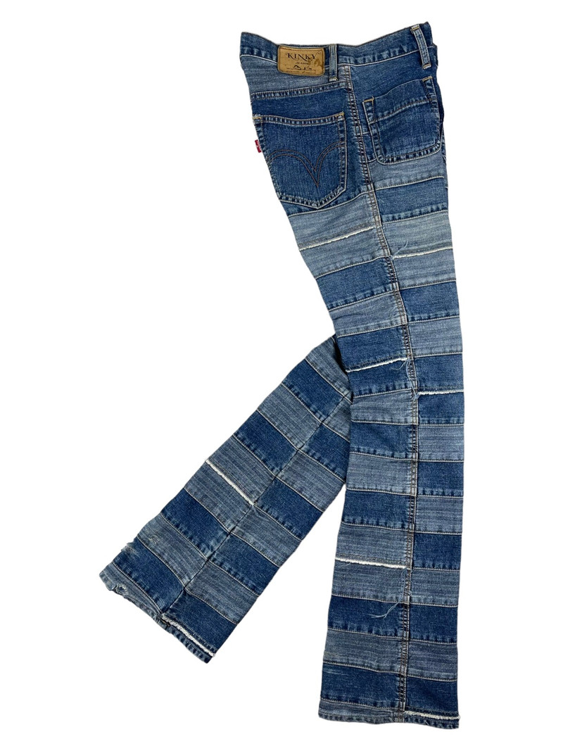 Hysteric Glamour Flared💥 Hysteric Glamour Hagi Denim, Distressed