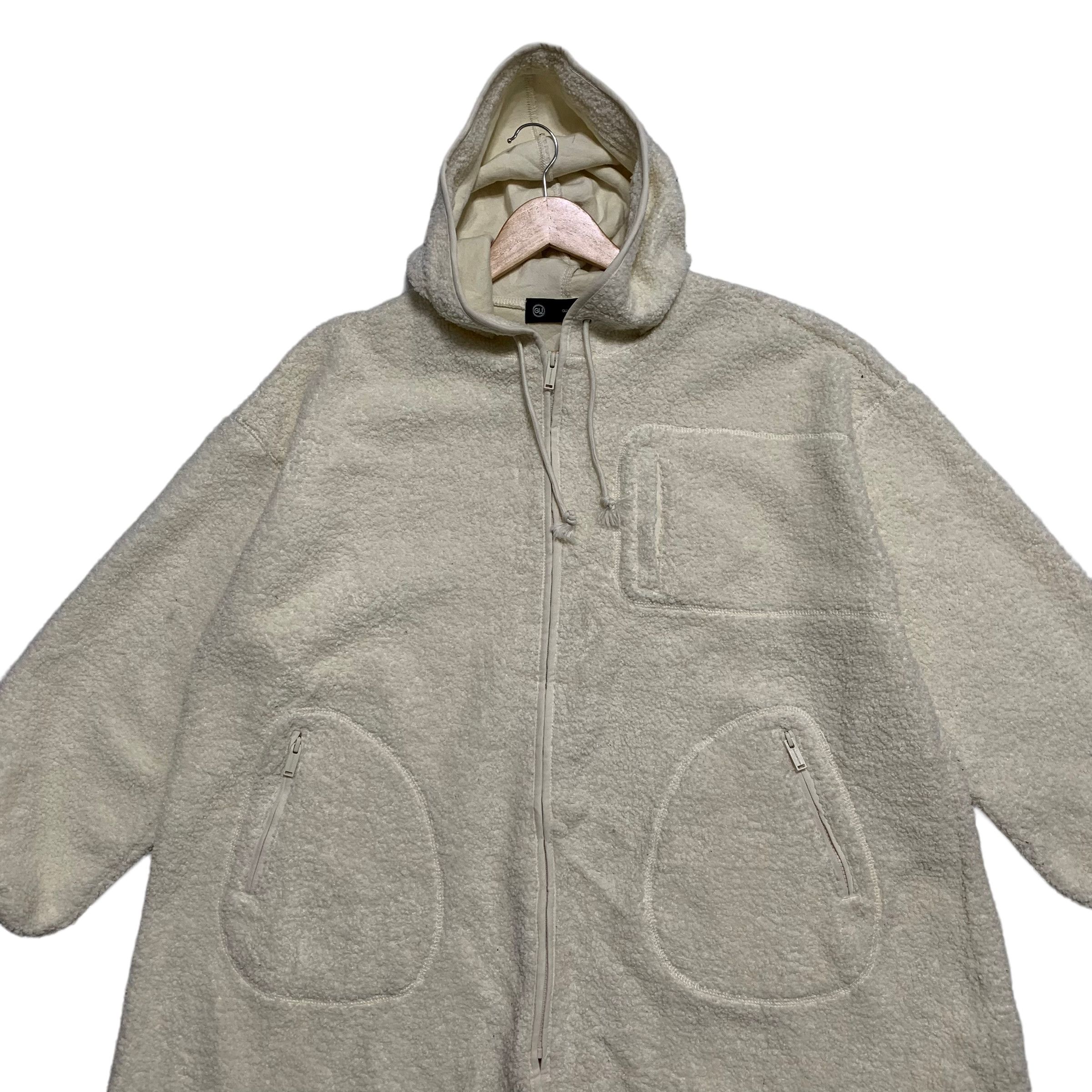 GU x Undercover Fleece Sherpa Long Jacket - 3