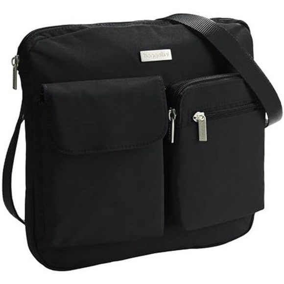 Baggallini Canyon Crossbody Bag Zipper Adjustable Strap Travel Black One Size - 1