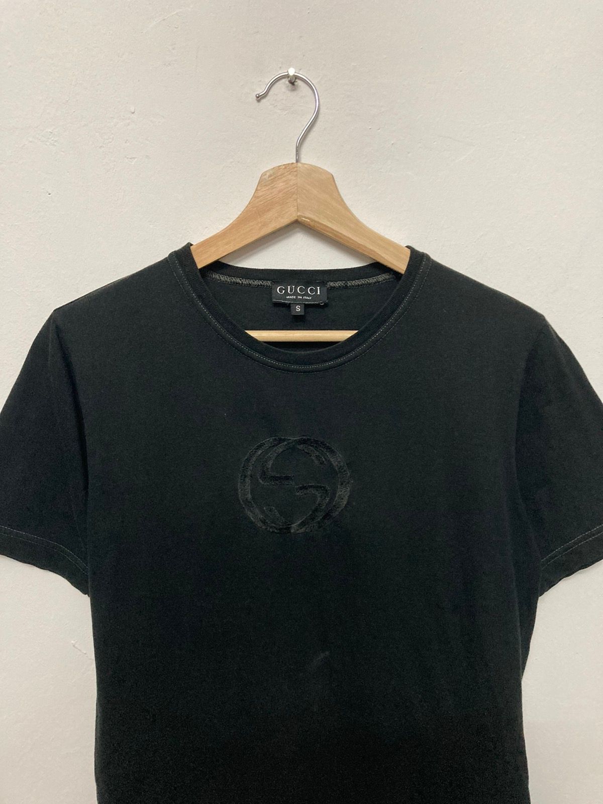 Gucci Embroidery Big Logo Shirt Made in Italy - 7