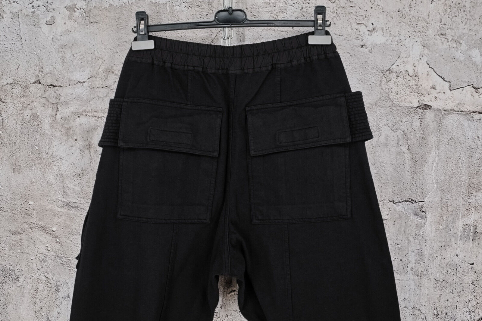 BNWT Rick Owens Drkshdw Cargo Creatch Cotton Pants in Black - 5