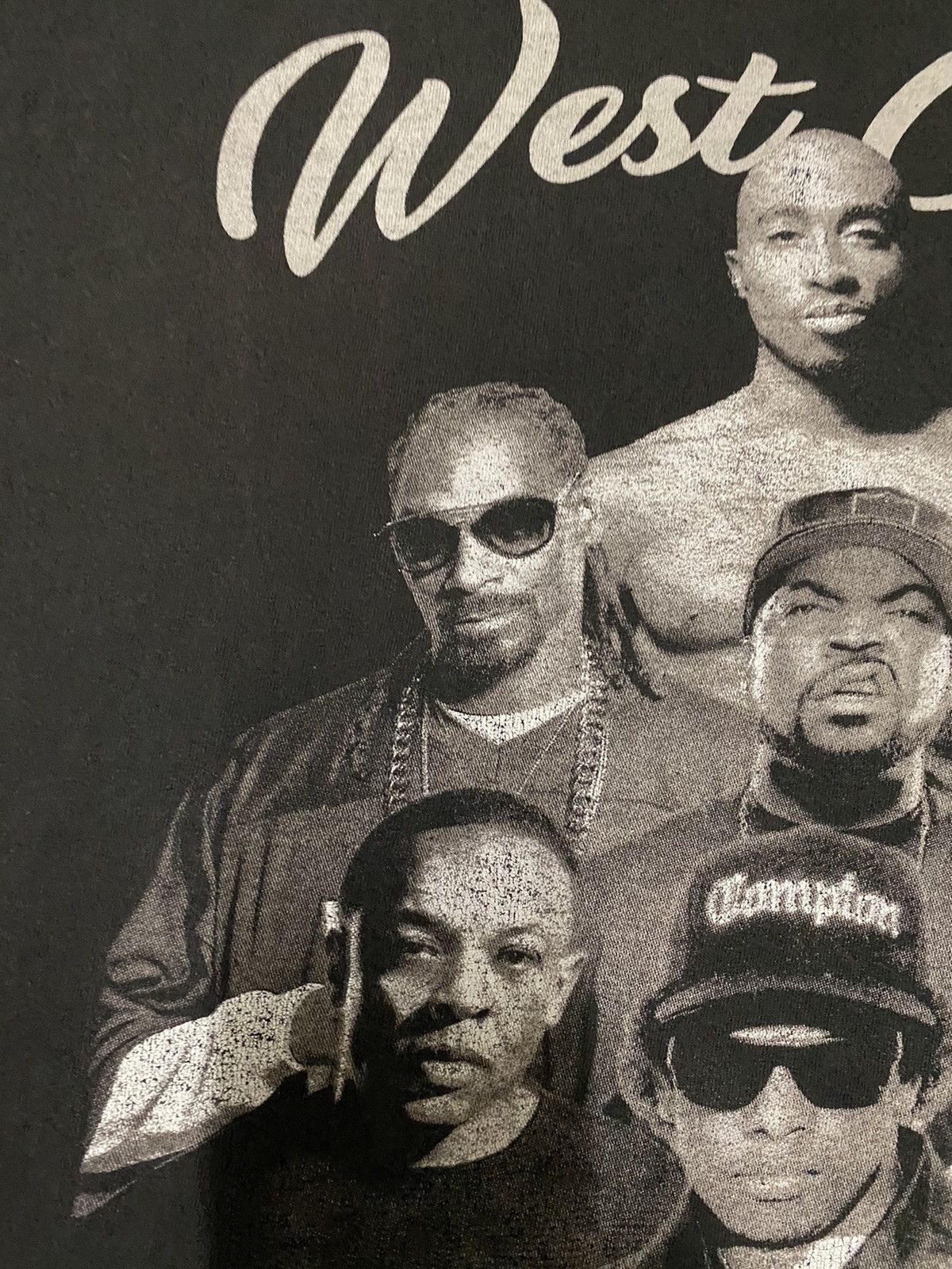 Vintage West Coast Rap Hip Hop Tupac Dre Snoop Eazy E Tshirt - 3