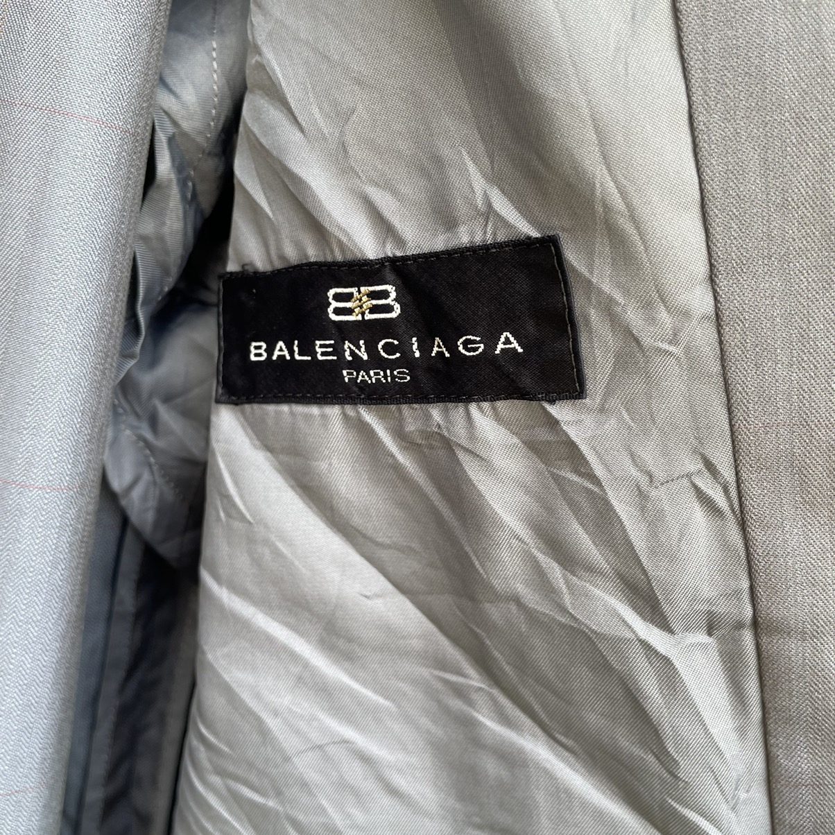 💥 Vintage Balenciaga Long Trench Linen Jacket - 7