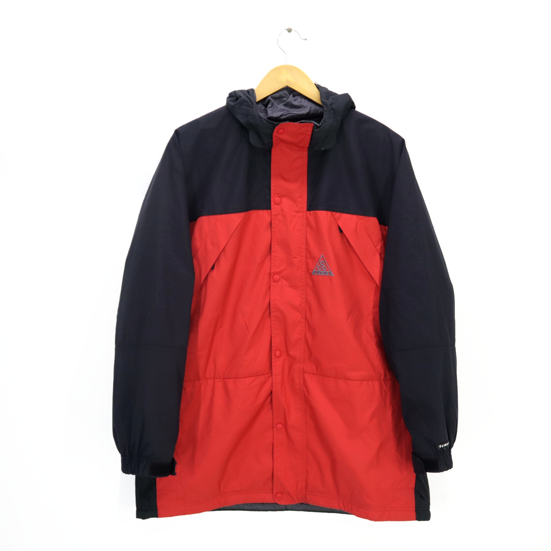 Vintage 90s NIKE ACG Clima FIT Outdoor Winter Coat Parka Color Block Jacket Size Medium - 2