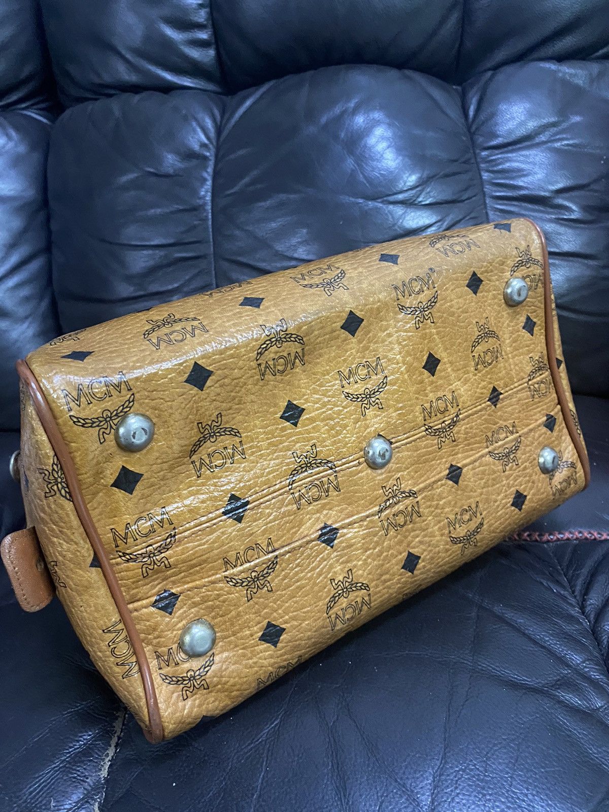 Authentic Vintage MCM Speedy 30 Handbag - 12