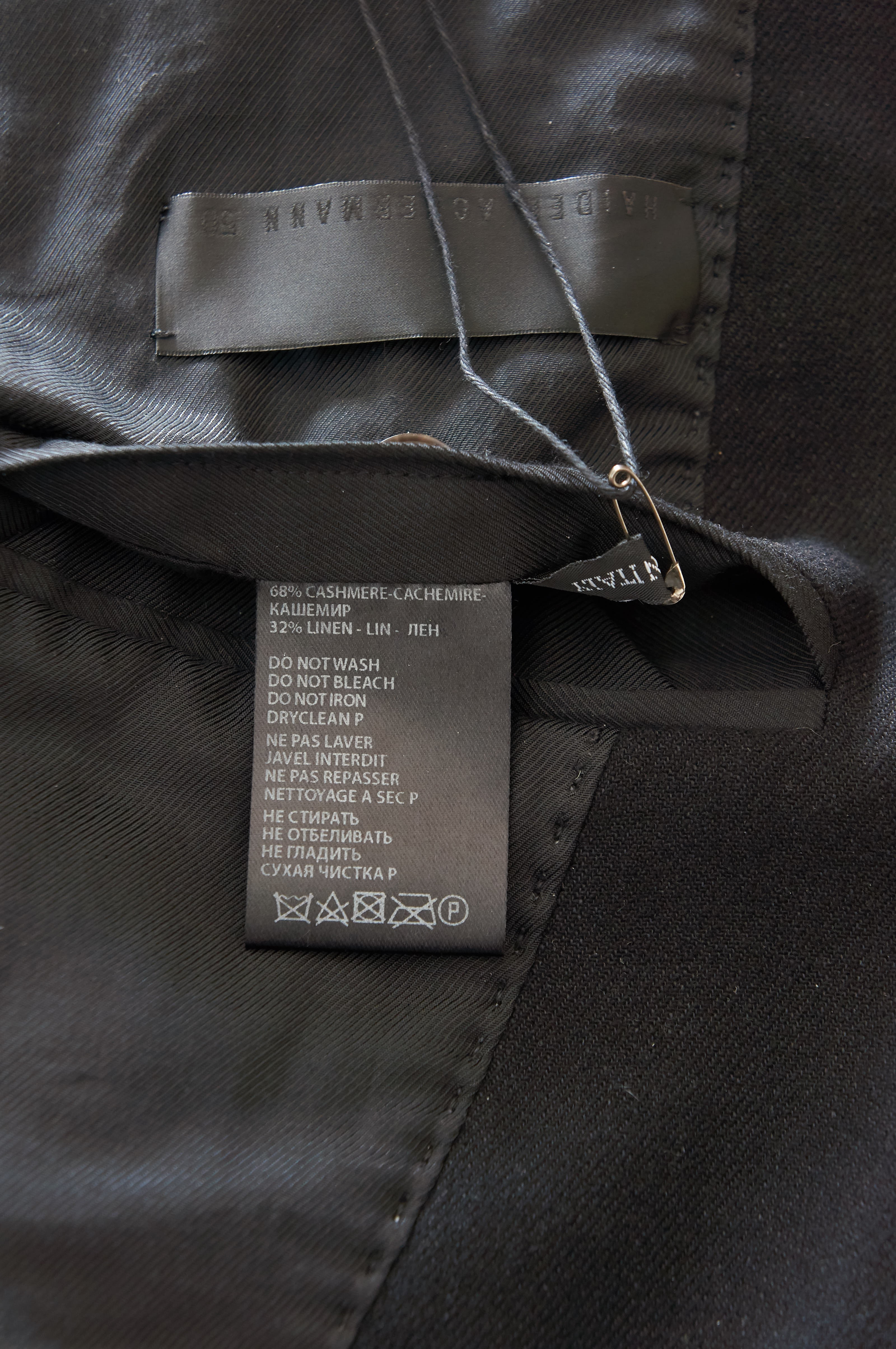 Cashmere linen slim tailored jacket - 8