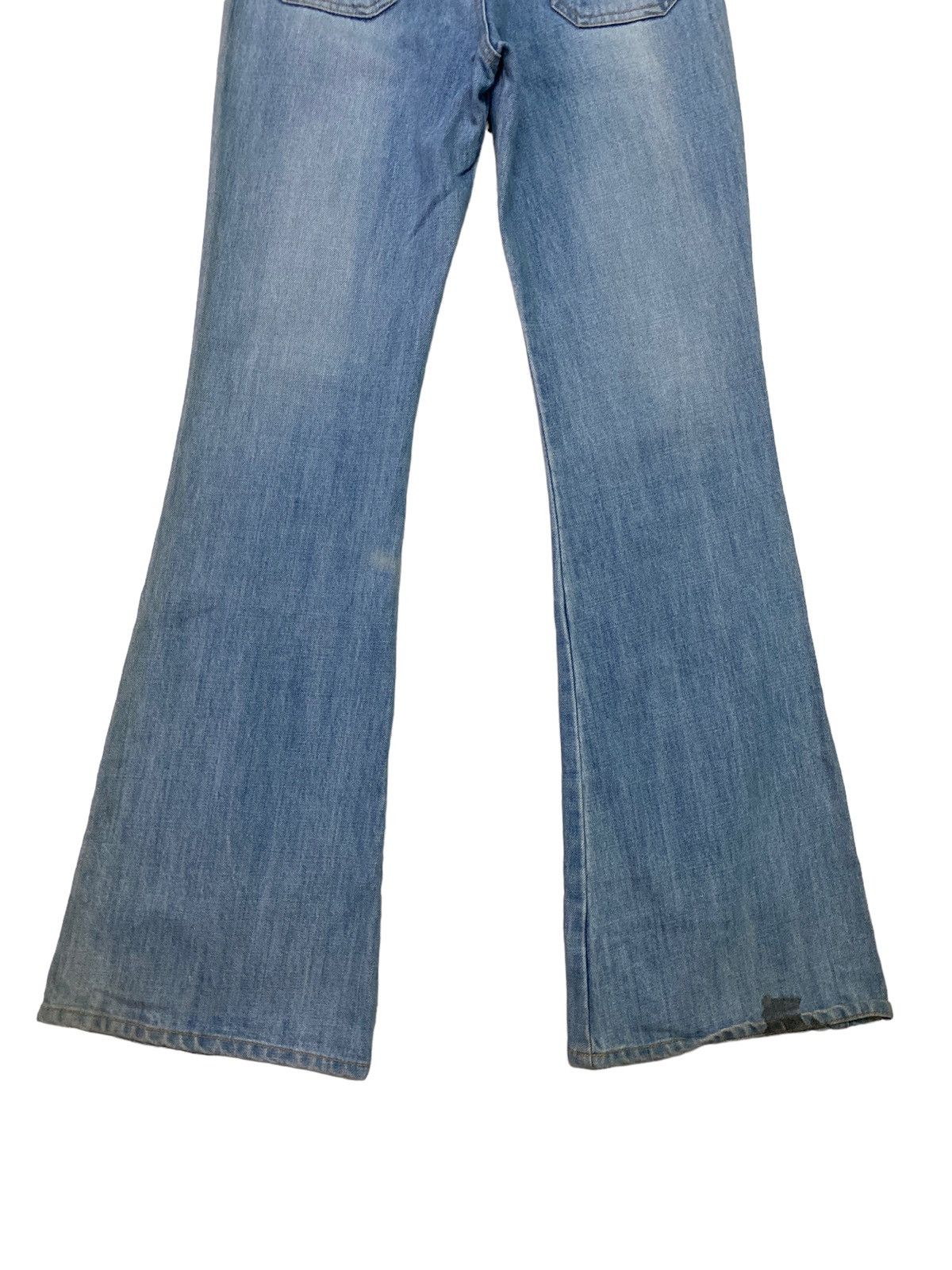 Super Flared Vintage Daily Topics Bell Bottom Denim S44K - 7