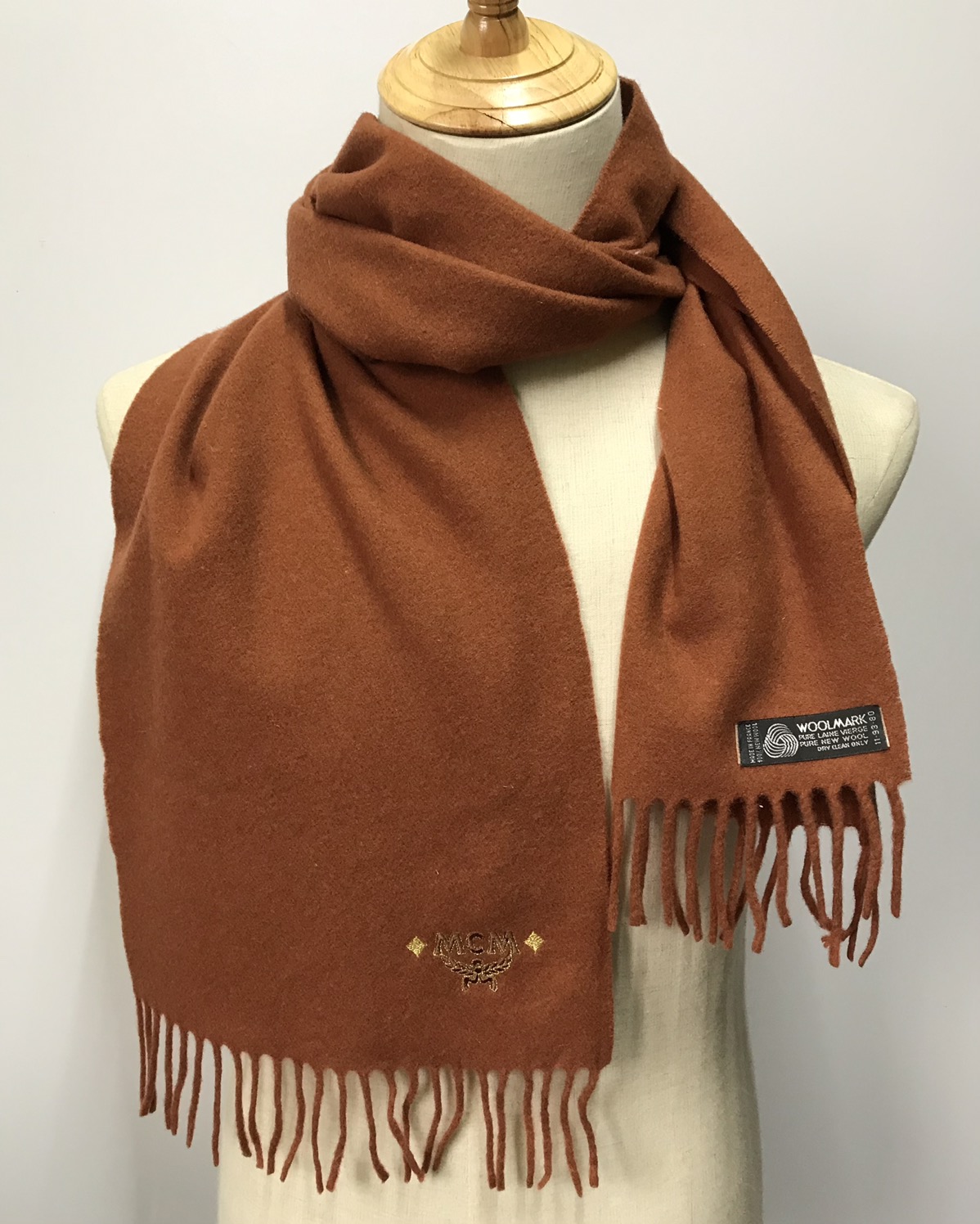 MCM pure wool scarf muffler - 1