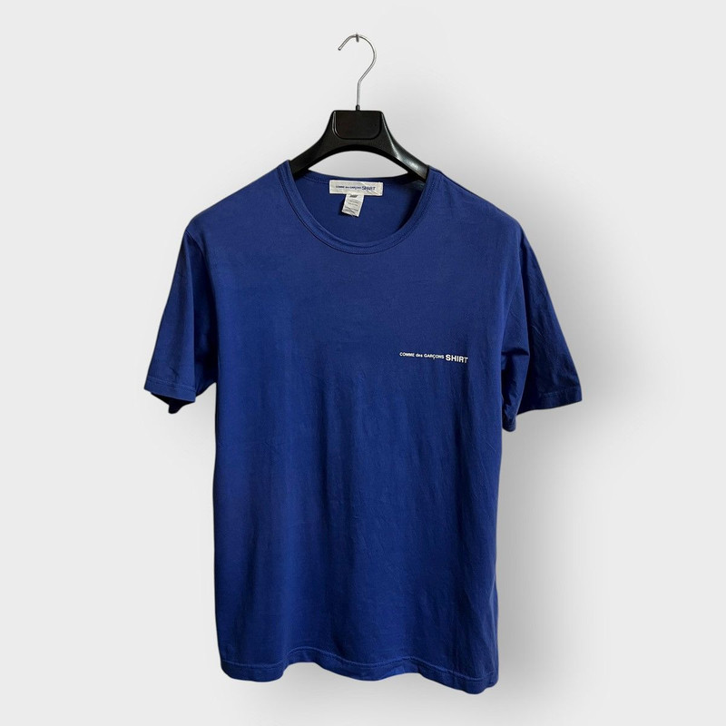 ARCHIVAL! 2010s Comme Des Garçons Shirt Side Logo Tee (XL) - 1