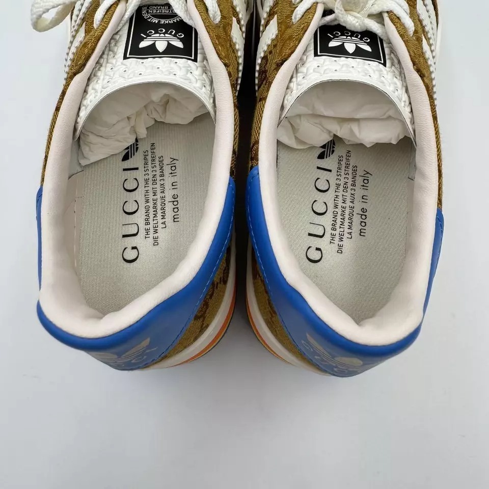 GUCCI Gazelle GG Canvas Thick Sole Sneakers Model No.707873 - 3