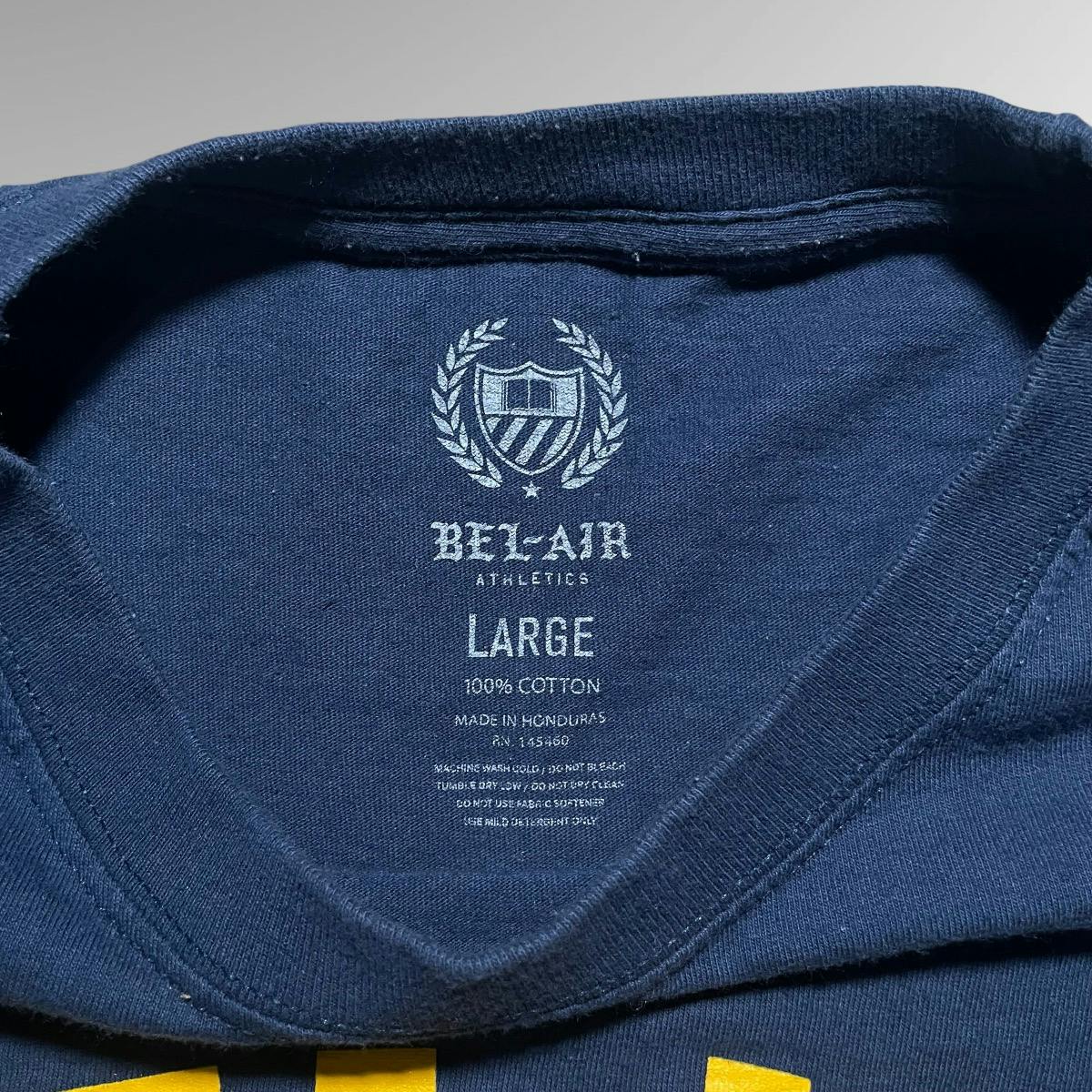 Streetwear - Bel-Air Athletics Navy Longsleeve Tee - 3