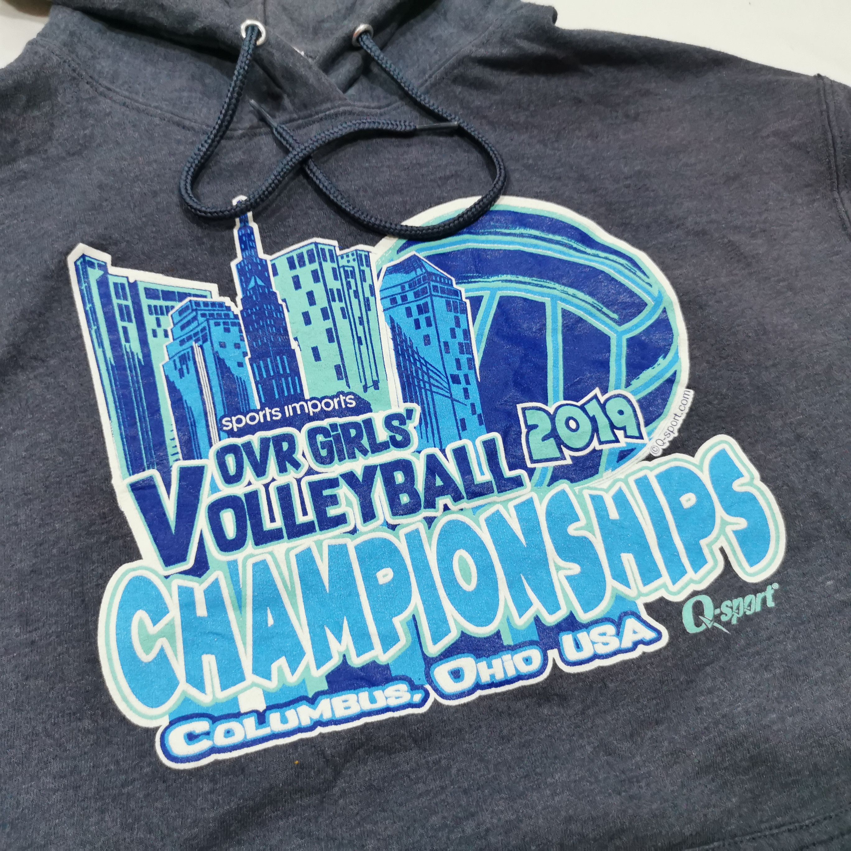 Vintage - OVR Girls' Volleyball 2019 Championships USA Hoodie - 2