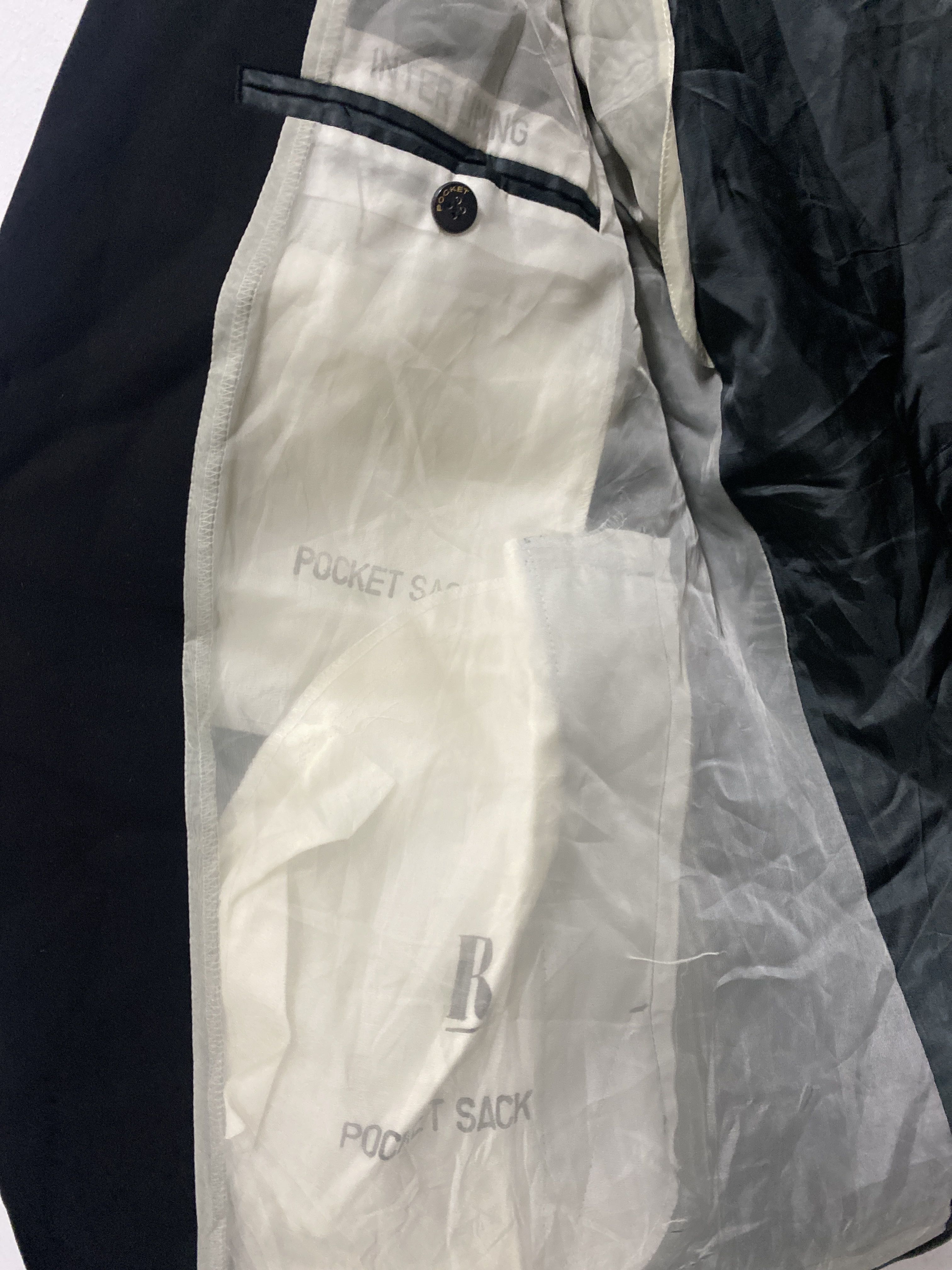 N. Hoolywood Black Tailored Blazer – Pocket Sack Lining Design – Size 36 - 6