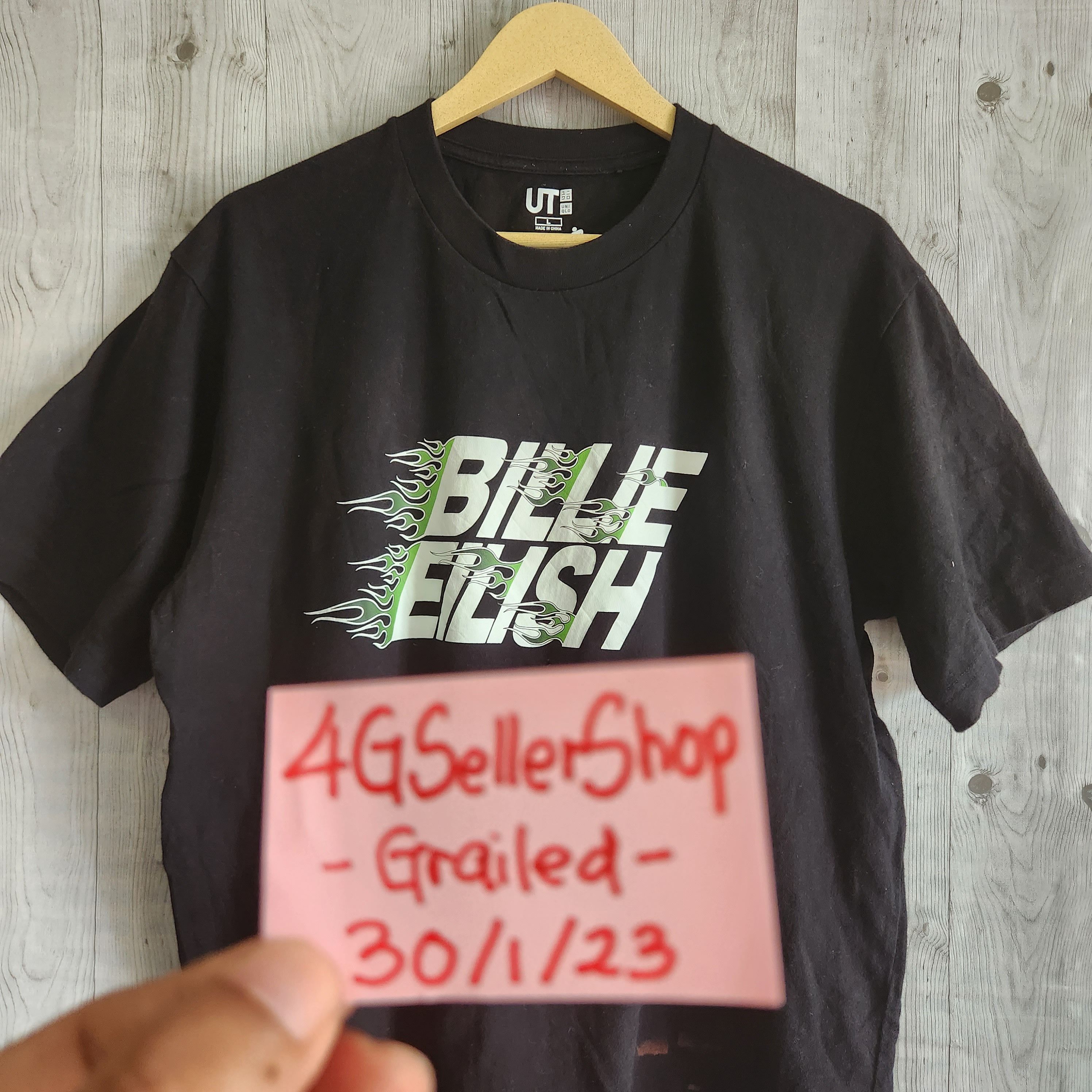 Billie Eilish X Uniqlo Black TShirt - 17