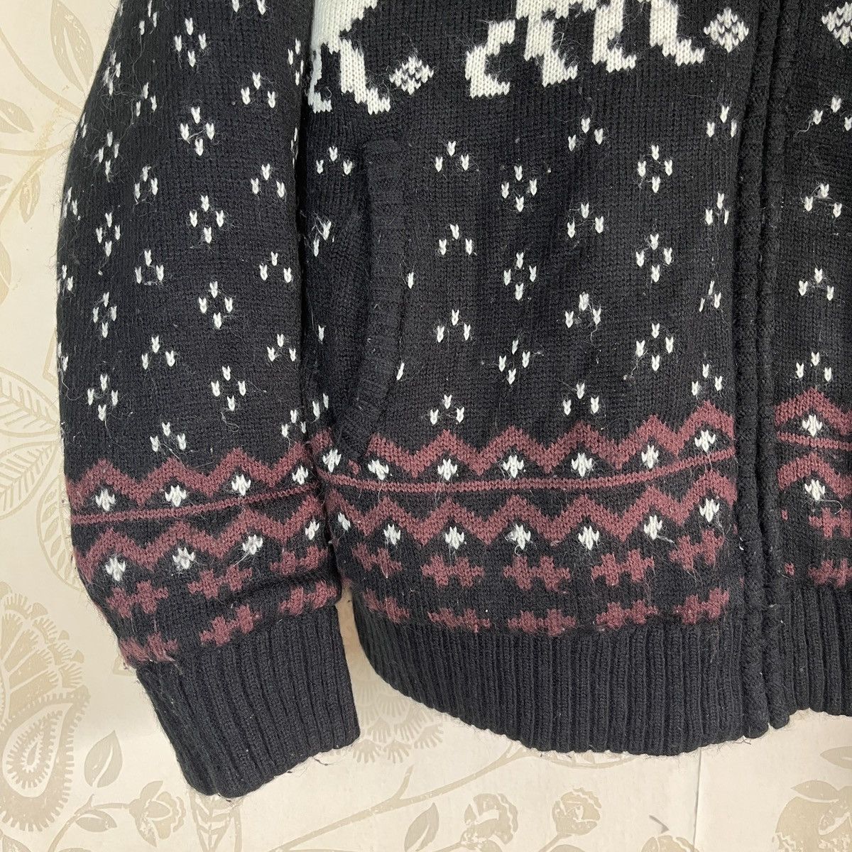 Navajo Christmas Reindeer Knitwear Timestep Japanese Brand - 12