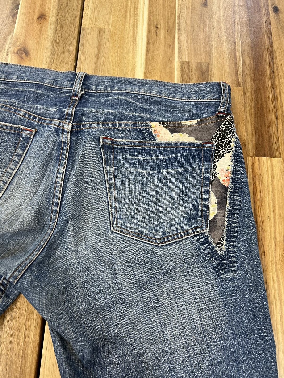 Takeo Kikuchi Rare Boro Jeans Denim - 7