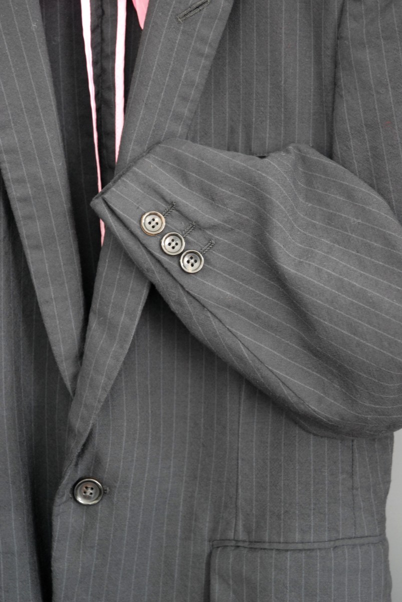 Comme des Garcons Homme Plus Pink Panther Pinstripe Jacket - 6