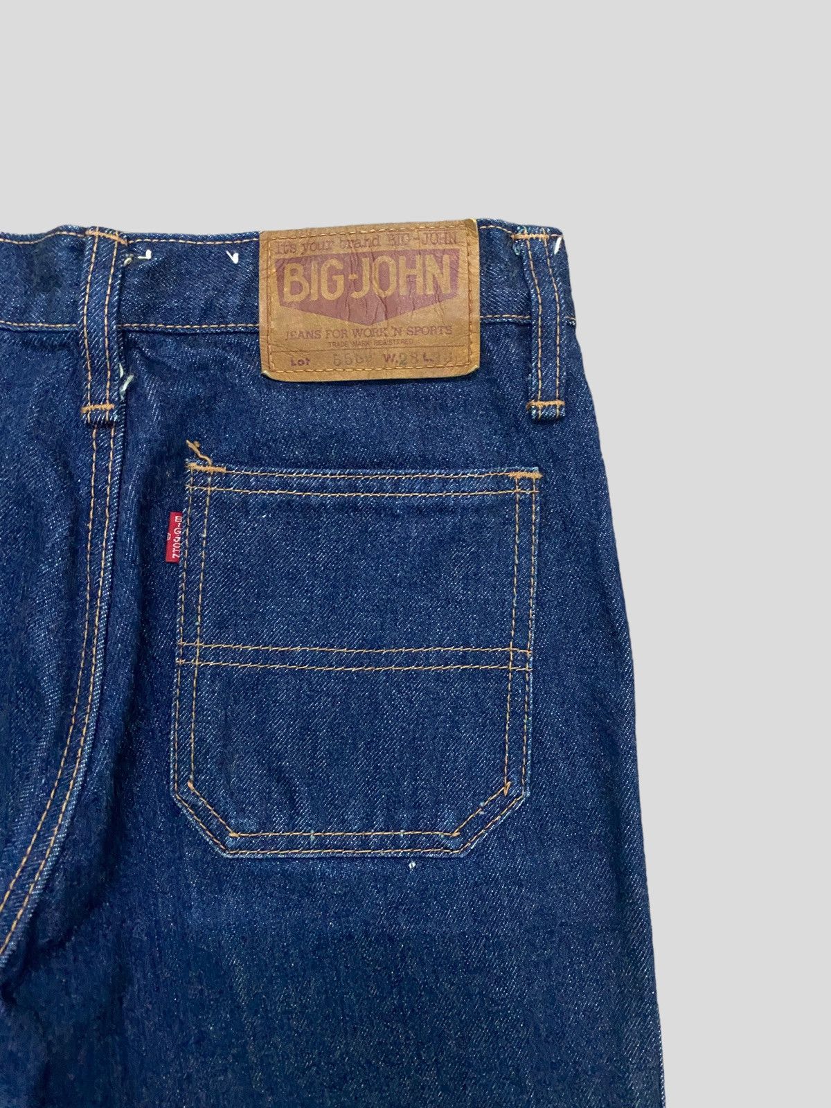 80s VINTAGE BIG JOHN BELL BOTTOM BOOT CUT FLARED JEANS - 10