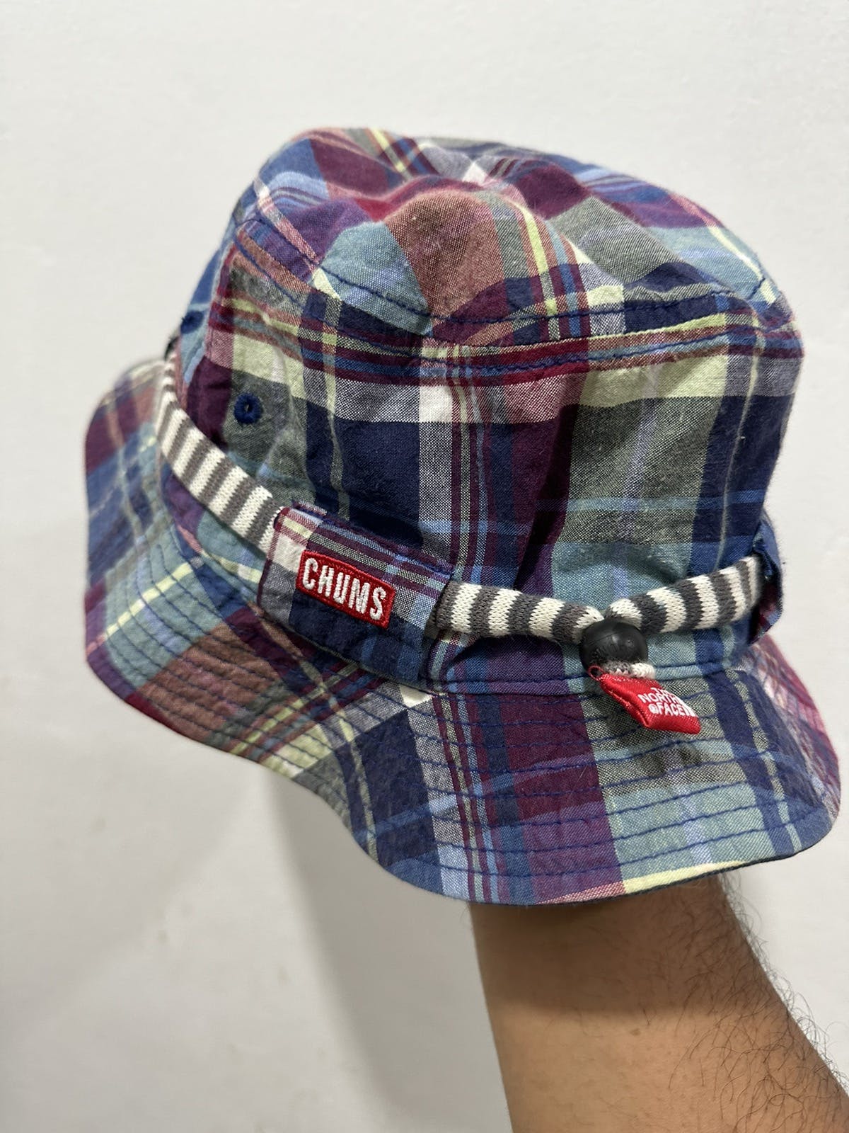 Vintage - The North Face x Chums Plaid Outdoor Bucket Hat - 3