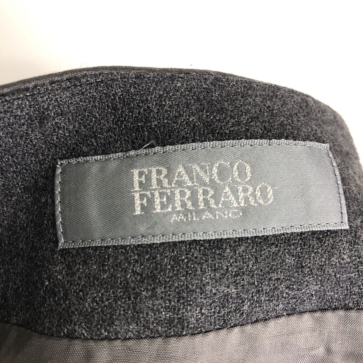 Franco Ferraro Milano Ruffled Skirt Grey - 4
