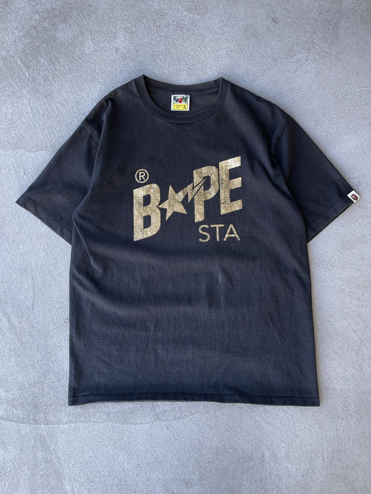 Bape Golden Bapesta Logo Tee (XL) - 1