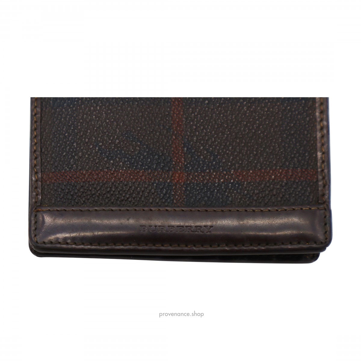 Burberry Check 10CC Bifold Wallet - Brown - 5