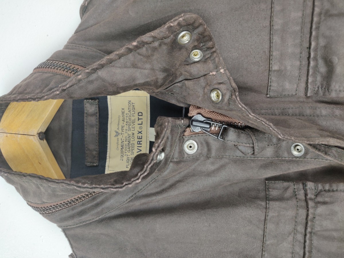 Avirex - Wax Field Jacket Military Multipocket Gear - 8