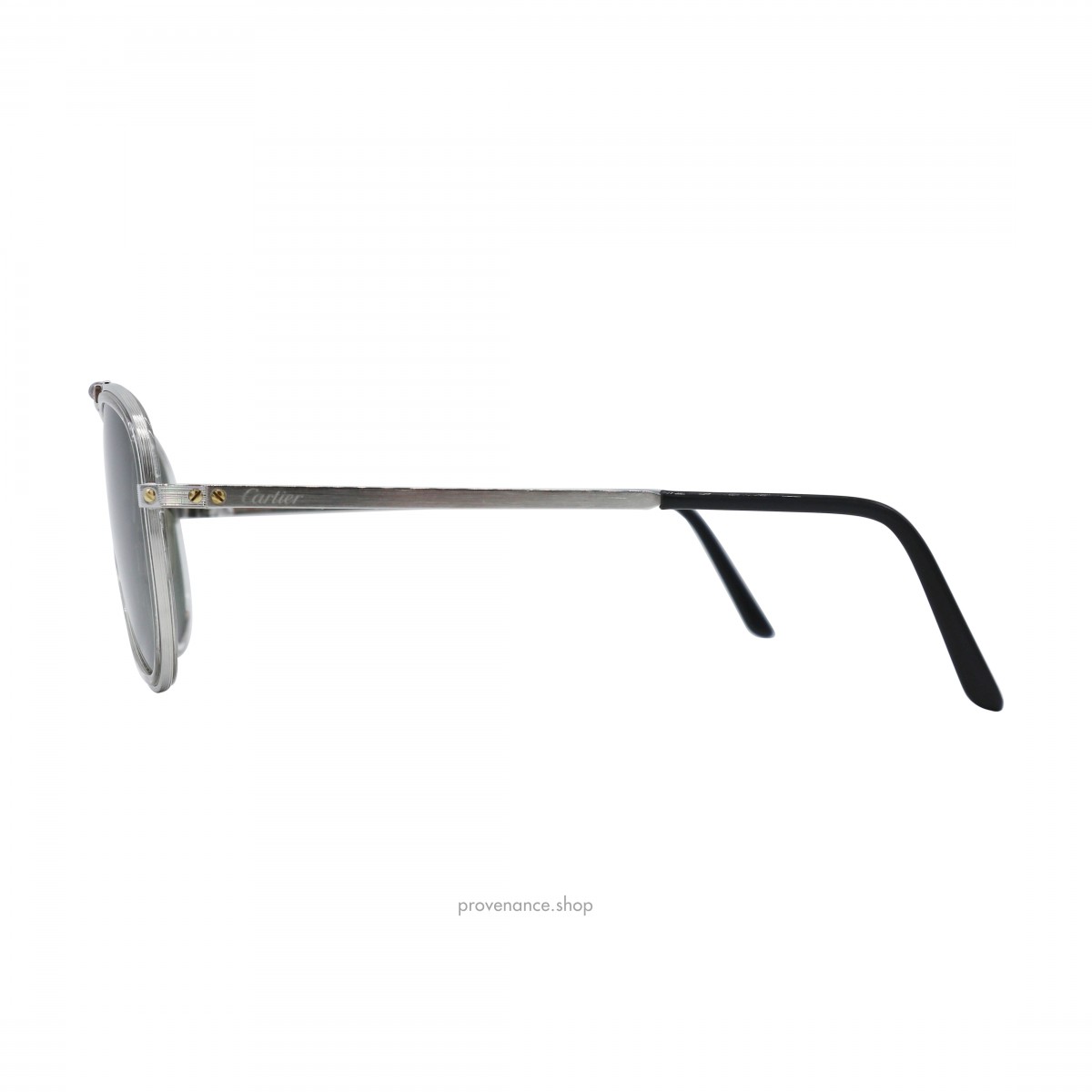 Santos de Cartier Sunglasses CT0078S - Brushed Platinum - 4